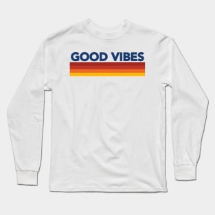 Good Vibes Retro- 1 Long Sleeve T-Shirt